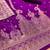 purple zari woven banarasi dress materials