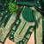 green zari woven banarasi dress materials