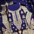 navy blue zari woven banarasi dress materials