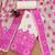 pink zari woven banarasi dress materials