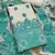 teal zari woven banarasi dress materials
