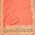 orange zari woven banarasi dress materials