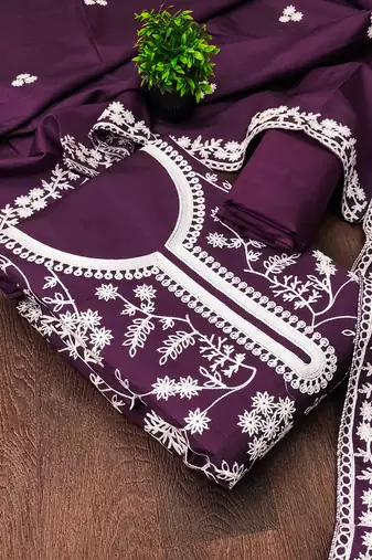 wine jalpari silk salwar suit dress material