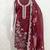 maroon chanderi silk salwar suit dress material for women