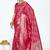 Rani pink premium zari weaving soft art silk saree