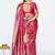 Rani pink premium zari weaving soft art silk saree