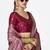 Wine magenta premium zari weaving designer art silk saree