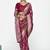 Wine magenta premium zari weaving designer art silk saree