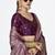 Royal purple traditional soft art silk zari weaving saree