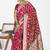 Rani pink banarasi soft art silk saree with heavy golden jaal weaving