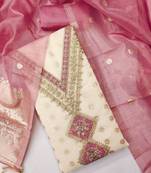 women rani pink salwar suit dress material