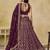 Maroon Georgette Sequins work and Thread Embroidery work indian latest design marriage lehenga choli