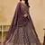 Light Purple Georgette Sequins work and Thread Embroidery work indian latest design bridal lehenga choli