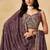 Light Purple Georgette Sequins work and Thread Embroidery work indian latest design bridal lehenga choli
