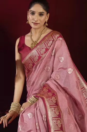 Fancy modal banarasi jari saree with zhallar | premium saree with blouse | 6.30 mtr
