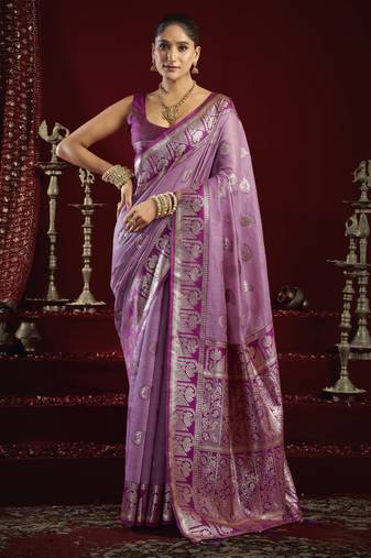 Fancy modal banarasi jari saree with zhallar | premium traditional saree with blouse | 6.30 mtr