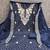 navy blue cotton jacquard salwar suit dress material with ethnic motifs