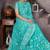 Skyblue heavy butterfly net tone to tone aari embroidery work saree with blouse
