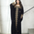  Black Velvet Stitched Kaftan with Heavy Golden Embroidery     Party & Festive Wear