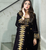  Black Velvet Stitched Kaftan with Heavy Golden Embroidery     Party & Festive Wear
