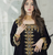  Black Velvet Stitched Kaftan with Heavy Golden Embroidery     Party & Festive Wear