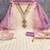 women lavender salwar suit dress material