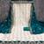 women teal vichitra silk salwar suit dress material