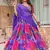 Printed Art Silk Lehenga Choli in Multi Colour