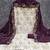 women purple vichitra silk salwar suit dress material