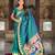Soft litchi silk banarasi silk jacquard saree (temple-paithani-rama)