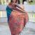Soft litchi silk paithani jacquard saree (harmony-paithani-2-teal-rama)