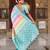 Soft litchi silk fancy jacquard bollywood saree (multi-colour-rama)