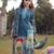 teal blue pure cotton lace work pakistani straight kurta dupatta pant set