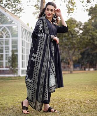 cotton black materinty kurta set 2