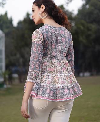  cotton white flare top 3