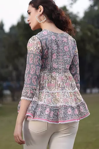  cotton white flare top