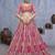 pink embroidered art_silk lehenga choli With Dupatta
