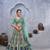 sea green embroidered art_silk lehenga choli With Dupatta