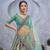 sea green embroidered art_silk lehenga choli With Dupatta