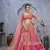 peach embroidered art_silk lehenga choli With Dupatta