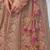 onion pink embroidered net lehenga choli With Dupatta