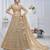 golden embroidered net lehenga choli With Dupatta