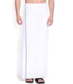 Mens Dhoti With Blue Border