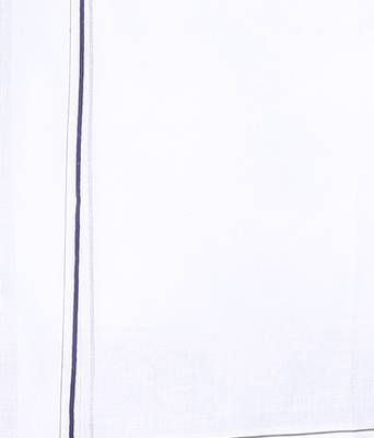 Mens Dhoti With Blue Border 2
