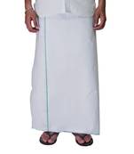 Mens Dhoti With Green Border