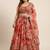 Red Organza Zari and Sequin Floral Embroidered Wedding Lehenga Choli