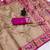 Brown Color Soft Traditional Banarasi Silk Blend Saree