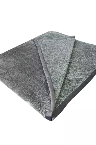 Ajanta handloom house single flannel blanket | comforter for ac/winter -aqua green