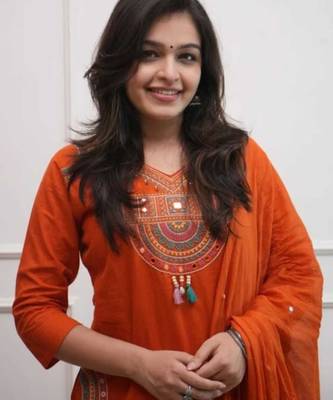 Cotton cambric  straight  kurti-pant-dupatta  set 3