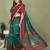Green Color Kalamkari Print Cotton Saree 